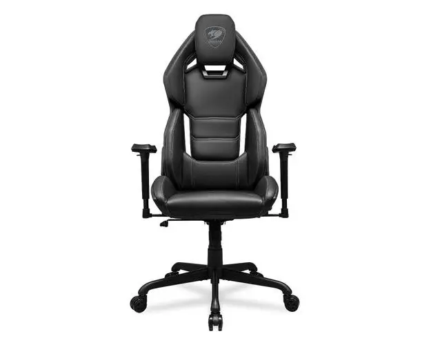 Scaun Gaming Cougar Hotrod Black, Greutate maxima 136 kg, Cotiere ajustabile 3D (Negru)