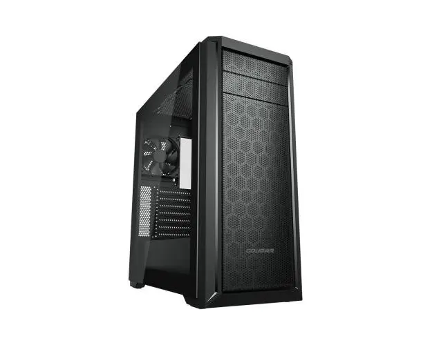 Carcasa Cougar MX330-G Pro, Middle Tower, fara sursa, 1x 120mm (Negru)