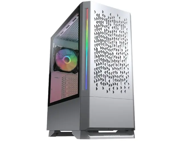 Carcasa Cougar MX430 Air RGB, iluminare ARGB, Middle Tower, fara sursa, ATX (Alb)