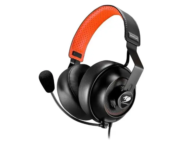 Casti Gaming Cougar Phontum S, Microfon, ANC (Negru/Portocaliu)