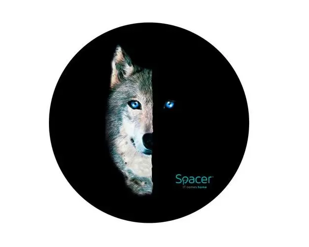 Covor de protectie SPACER Wolf SPFP-WOLF-120, 1200 x 3mm (Negru)