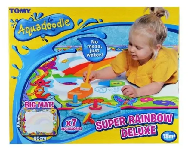 Covoras curcubeu pentru desenat cu apa Aquadoodle