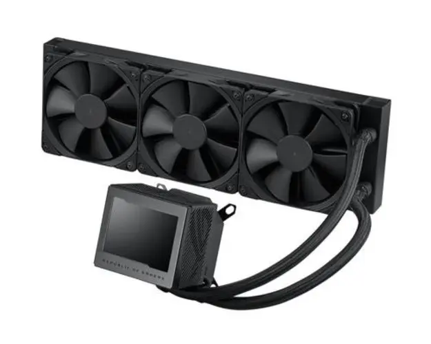 COOLER CPU AIO ASUS ROG RYUJIN III 360, 3x 120mm, Racire cu lichid, Display LCD 3.5inch (Negru)