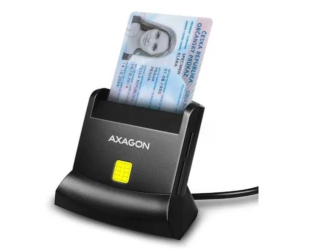 Card reader Axagon CRE-SM2, SIM, SD, USB 2.0 (Negru)
