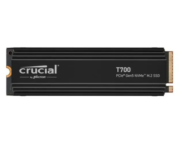 SSD Crucial T700, 1TB, PCI Express 5.0 x4, NVMe 2.0, radiator