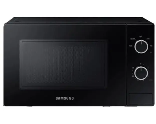 Cuptor cu microunde Samsung MS20A3010AL, 20 L, 700 W, 5 trepte de putere, Control mecanic, Functie decongelare, Temporizator, Iluminare LED (Negru)