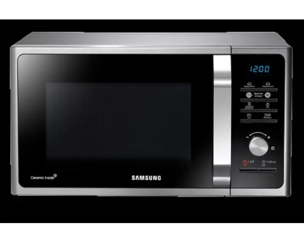Cuptor cu microunde Samsung MS23F301TAS/OL, 23 l, Interior Ceramic, 800W (Argintiu)