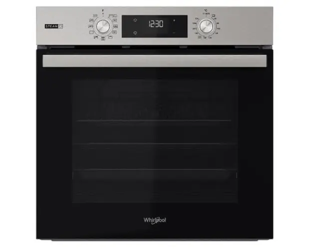 Cuptor incorporabil Whirlpool OMSR58CU1SX, Electric, Multifunctional, 71 l, Autocuratare catalitica, Display, Gatire aburi - Gentle Steam, Clasa A+ (Inox)