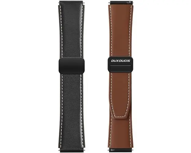 Curea DUX DUCIS YA pentru Samsung Galaxy Watch / Huawei Watch / Honor Watch Series, 22mm, Neagra