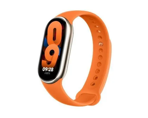 Curea pentru Xiaomi Mi Band 8, silicon (Portocaliu)