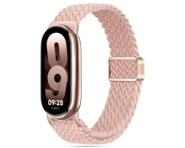 Curea Tech-Protect NylonMag pentru Xiaomi Smart Band 8/9, Roz