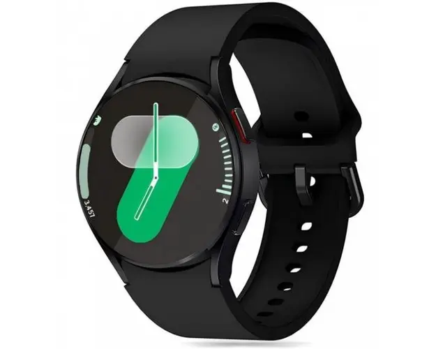 Curea Tech-Protect Silicone pentru Samsung Galaxy Watch7 / Watch FE / Watch6 / Watch5 / Watch4 Series, Neagra