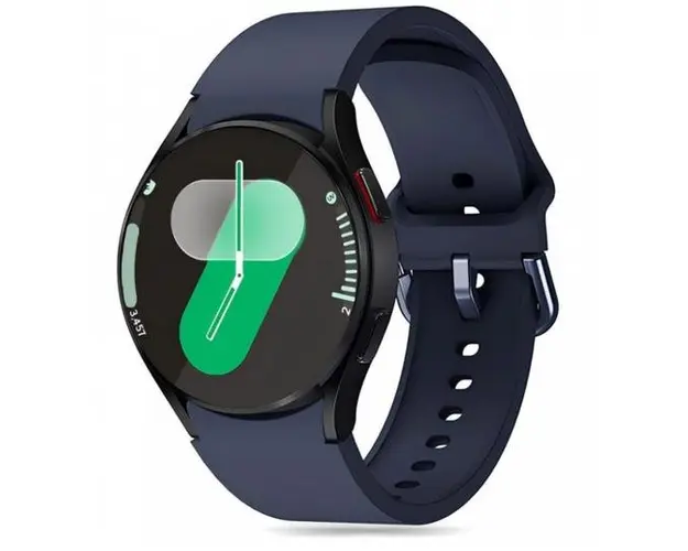 Curea Tech-Protect Silicone pentru Samsung Galaxy Watch7 / Watch FE / Watch6 / Watch5 / Watch4 Series, Bleumarin