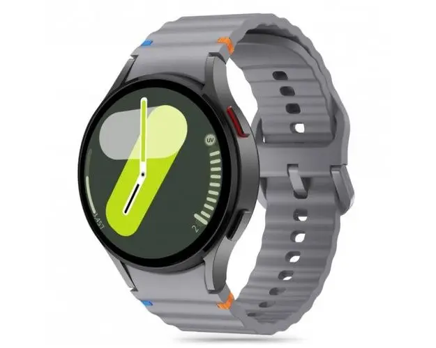 Curea Tech-Protect Silicone Sport pentru Samsung Galaxy Watch7 / Watch FE / Watch6 / Watch5 / Watch4 Series (Gri)