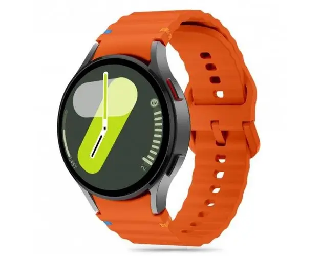 Curea Tech-Protect Silicone Sport pentru Samsung Galaxy Watch7 / Watch FE / Watch6 / Watch5 / Watch4 Series (Portocaliu)