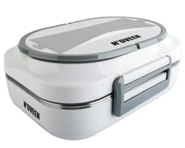 Cutie electrica pentru incalzirea pranzului Noveen LB510, 40 W, 1 L (Alb/Gri)