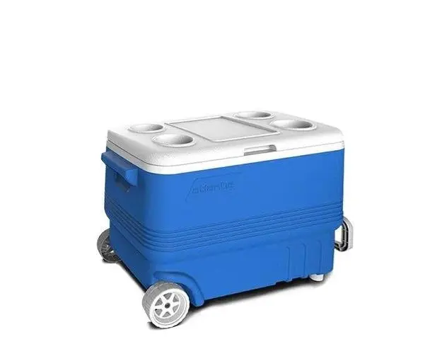 Cutie frigorifica cu roti Atlantic Nevera, Pasiva, 45 l, F1 (Albastru)