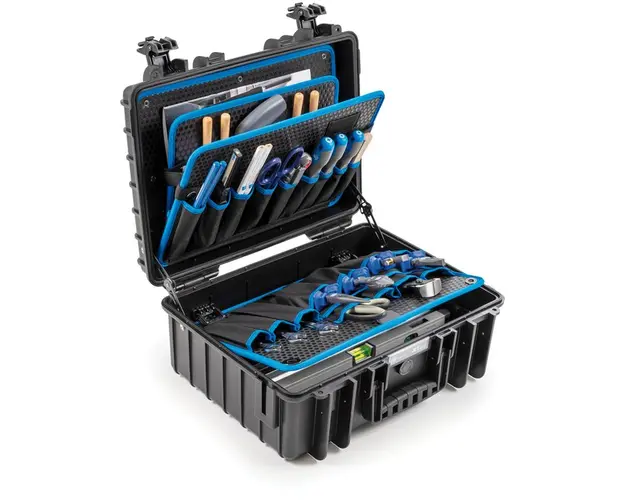 Cutie pentru transport si depozitare scule B&W JET 5000, carcasa din polipropilena (Negru)