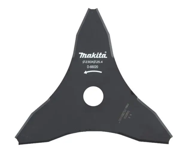 Cutit pentru motocoasa Makita D-66020, 230x25.4 mm, 3 dinti, DUR190L, DUR190U, DUR368A, DUR368L, DUR369A, UR101C