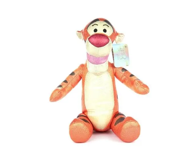 Plus cu sclipici si sunete Disney 100 Tigger, 28 cm