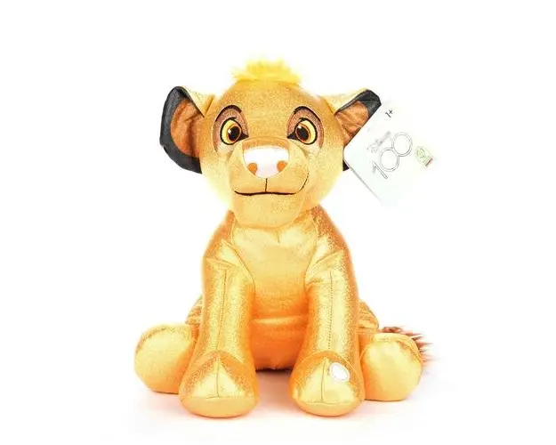 Plus cu sclipici si sunete Disney 100 Simba, 28 cm