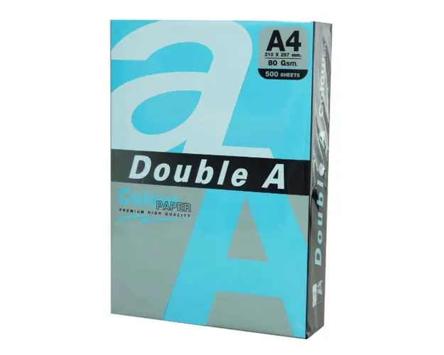 Hartie Color Double A Deep Blue, A4, 80 g/mp, 500 Coli (Albastru)