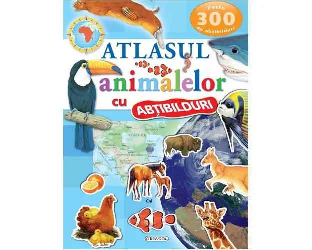 Atlasul animalelor cu abtibilduri