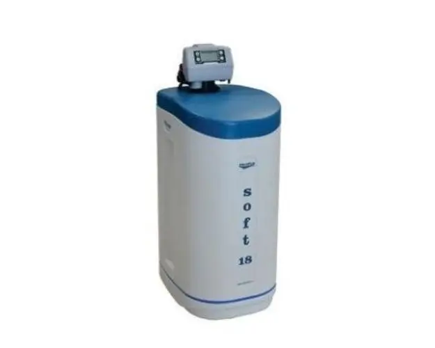 Dedurizator apa Valrom AquaPur Soft 18 CAB, 1.5 mc/h, BY-PASS (Alb/Albastru)