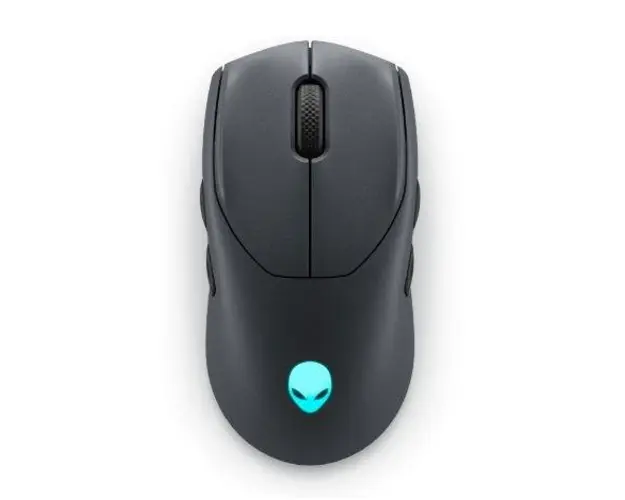 Mouse Gaming Wireless Dell Alienware AW720M Dark Side of the Moon, 26000 DPI (Negru)