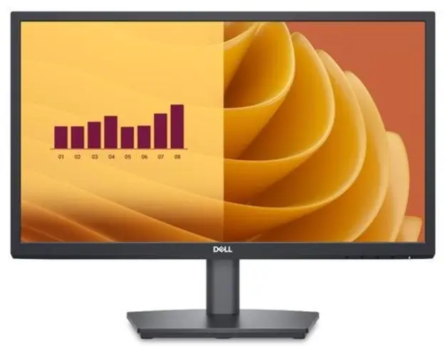 Monitor VA LED Dell 21.4inch E2225HS, Full HD (1920 x 1080), VGA, HDMI, DisplayPort, Boxe, 75 Hz (Negru)