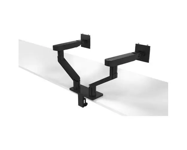 Suport monitor pentru birou DELL MDA20, 19inch-27inch, Pivot, Rotire 180, VESA 100 (Negru)