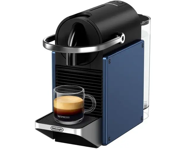 Espressor automat De’Longhi Nespresso EN 127.BL Pixie, 1260 W, 19 bar, Controlul temperaturii, Oprire automata (Albastru)