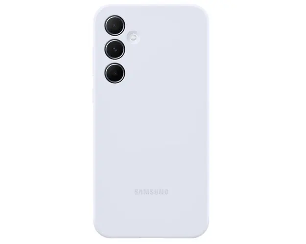 Husa Protectie Spate Samsung Silicone Case EF-PA556TLEGWW pentru Samsung Galaxy A55 (Albastru deschis)