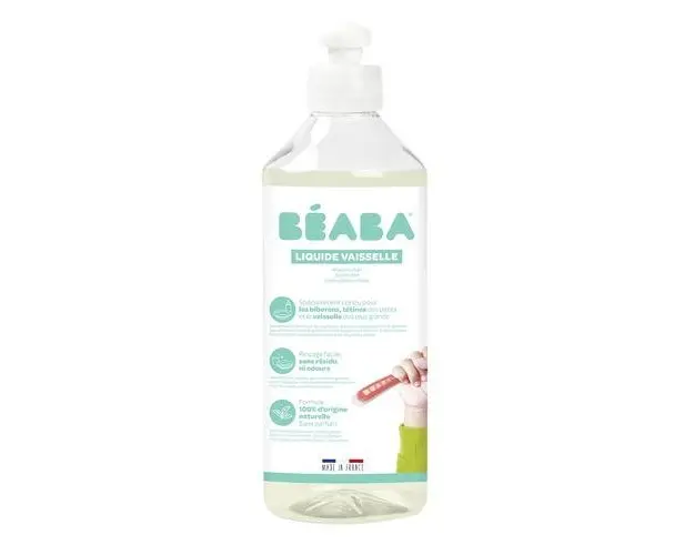 Detergent de vase lichid fara parfum Beaba 500 ml