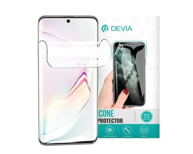 Folie Silicon Antibacterian Devia Pentru Motorola Edge 30 Ultra (Transparent)
