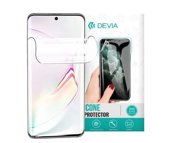Folie Silicon Antibacterian Devia Pentru Sony Xperia 10 IV (Transparent)