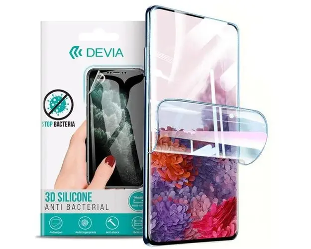 Folie Silicon Antibacterian Devia Pentru Xiaomi 12T (Transparent)