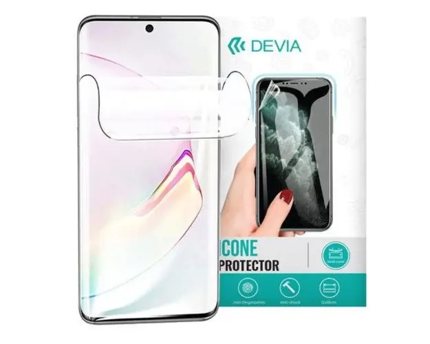 Folie Silicon Antibacterian Devia Pentru Xiaomi Redmi Note 12 (Transparent)