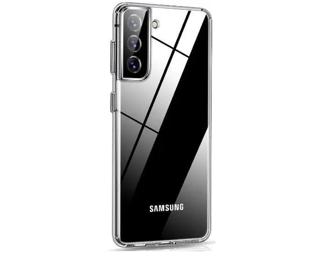 Protectie Spate Devia Crystal Clear DVHSNS21PCC pentru Samsung Galaxy S21 Plus (Transparent)