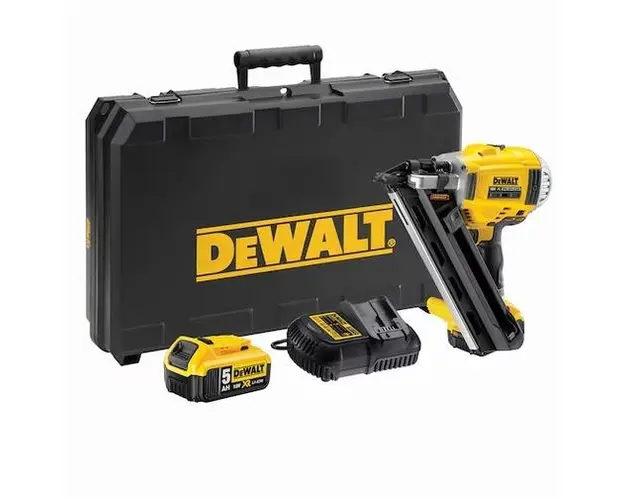 Pistol pentru batut cuie DeWalt DCN692P2-QW, 2 acumulatori Li-Ion, 18 V, 5.0 Ah, 50-90 mm, incarcator, Valiza