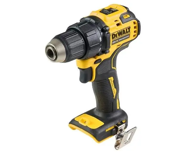 Masina de gaurit si insurubat DeWALT DCD708N-XJ, 18 V, 1650 rpm, 65 Nm, fara acumulator (Galben/Negru)