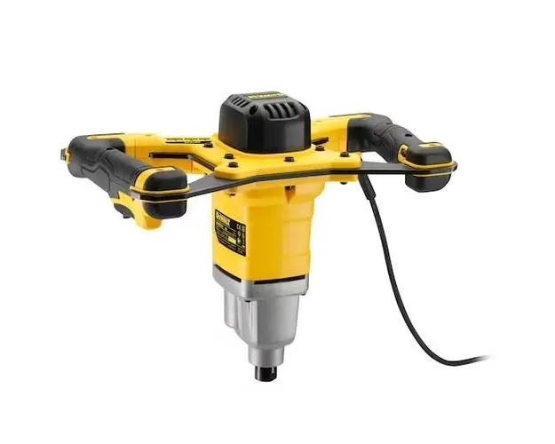 Mixer DeWalt DWD241-QS, maner dual, 1800 W, 230 V (Galben/Negru)