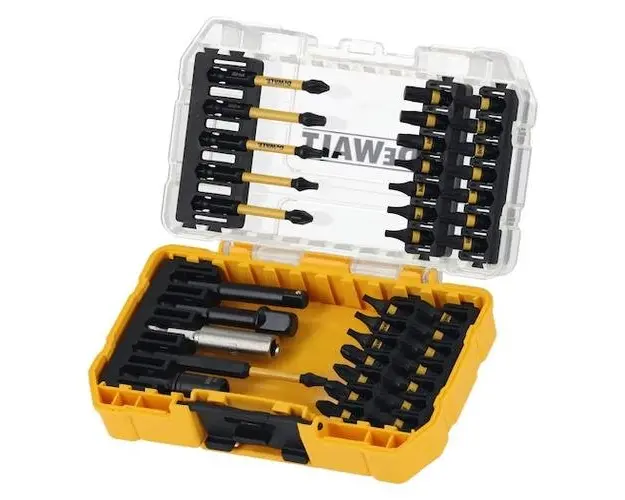 Trusa biti DeWalt DT70733T-QZ, 38 accesorii, ohelari de protectie (Galben/Negru)