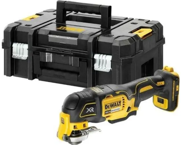 Unealta multifunctionala oscilanta DeWalt DCS356NT-XJ, 300 W, 18 V, 20000 rpm, valiza, fara acumulator (Galben/Negru)
