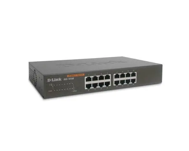 Switch D-Link Gigabit BaseT, Desktop, Unmanaged, 16x1000