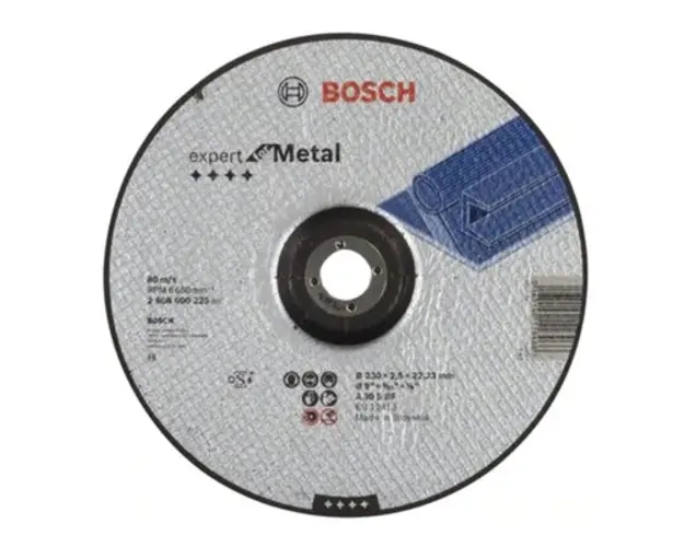 Disc taiere metal cu degajare Bosch 2608600225, 230 mm diametru, 2.5 mm grosime