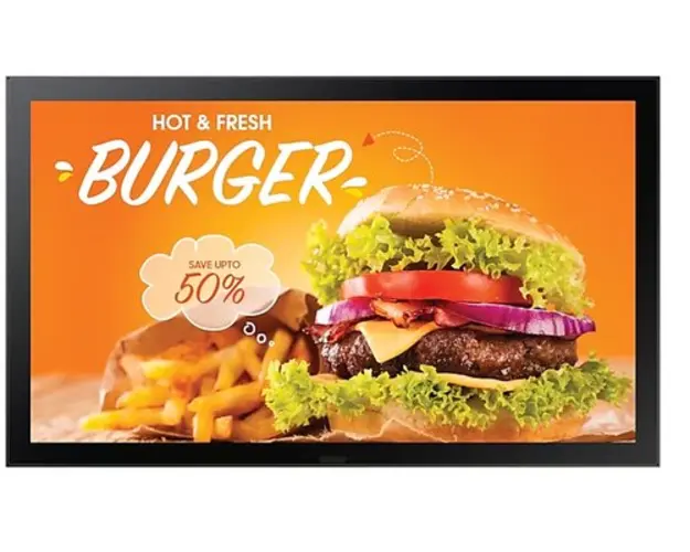 Display Profesional IPS LED Samsung 24inch LH24OHBEBGBXEN, Full HD (1920 x 1080), HDMI, Bluetooth (Negru)