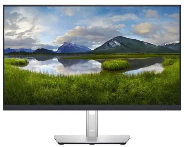 Monitor IPS LED Dell 23.8inch P2422H, Full HD (1920 x 1080), VGA, HDMI, DisplayPort (Negru/Argintiu)
