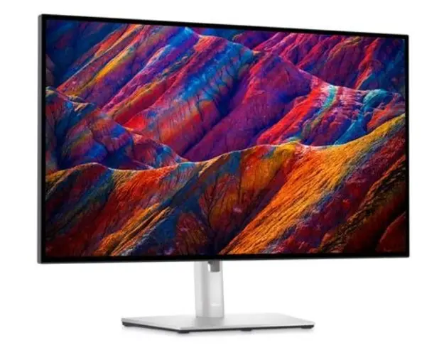 Monitor IPS LED Dell 27inch U2723QE, UHD (3840X2160), HDMI, DisplayPort, Pivot (Argintiu)