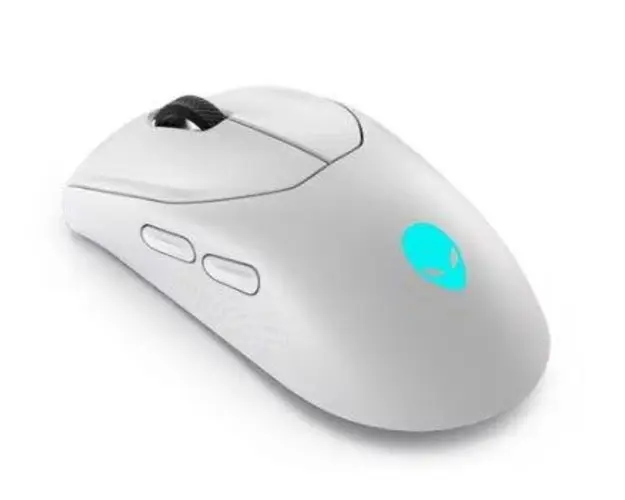 Mouse Gaming Wireless Dell Alienware AW720M, 26000 DPI (Alb)